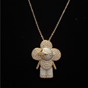 Gold Plated Necklace and pendant